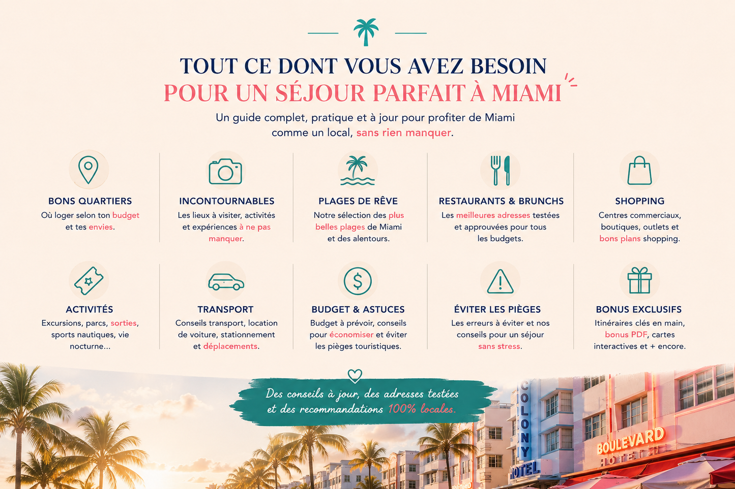 Le Guide du Voyageur à Miami 🇺🇸